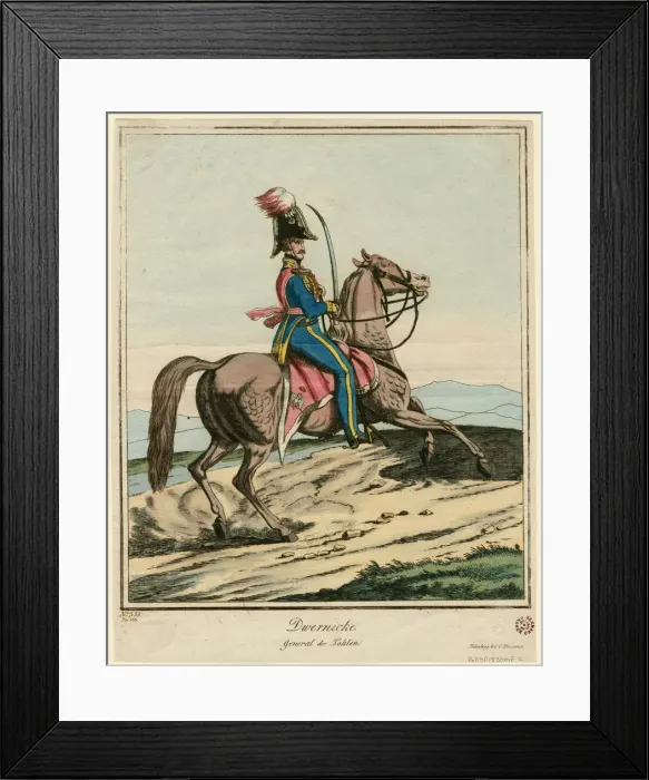 Framed Print : General Jozef Dwernicki (1779-1857), 1831. Artist: Anonymous Framed Print : General Jozef Dwernicki (1779-1857), 1831. Artist: Anonymous