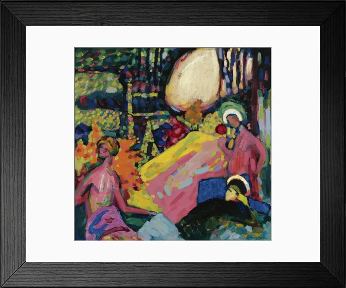 Framed Print : White Sound. Artist: Kandinsky, Wassily Vasilyevich (1866-1944) Framed Print : White Sound. Artist: Kandinsky, Wassily Vasilyevich (1866-1944)