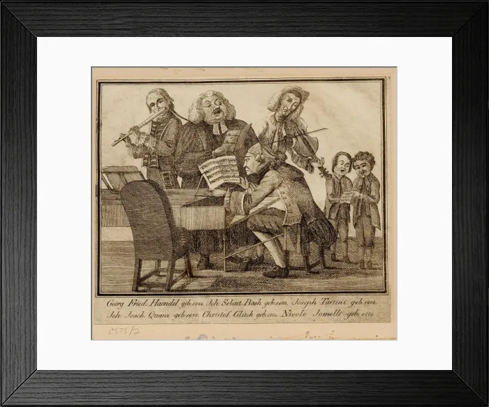 Framed Print : Georg Friedrich Haendel, Johann Sebastian Bach, Giuseppe Tartini, Johann Joachim Quantz Framed Print : Georg Friedrich Haendel, Johann Sebastian Bach, Giuseppe Tartini, Johann Joachim Quantz