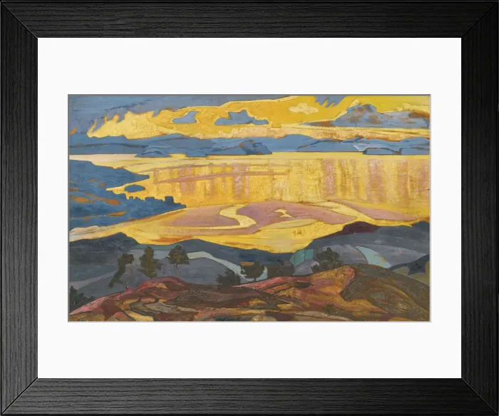 Framed Print : Before the Rain, 1916-1918. Artist: Roerich, Nicholas (1874-1947) Framed Print : Before the Rain, 1916-1918. Artist: Roerich, Nicholas (1874-1947)