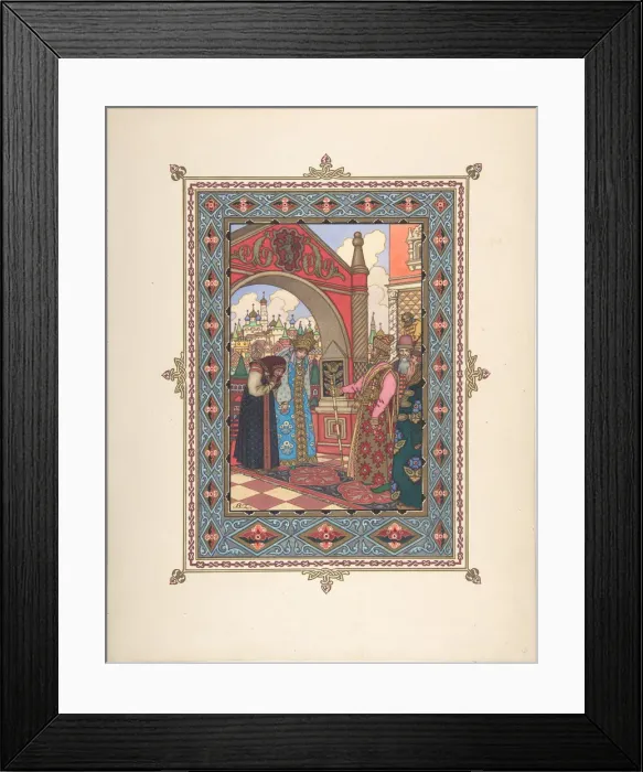 Framed Print : Illustration for the Fairy tale Vasilisa the Beautiful, c. 1925. Artist: Zvorykin Framed Print : Illustration for the Fairy tale Vasilisa the Beautiful, c. 1925. Artist: Zvorykin