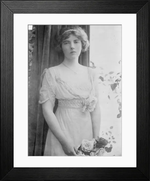 Framed Print : Countess Anastasia Mikhailovna de Torby (1892-1977), 1914. Artist: Anonymous Framed Print : Countess Anastasia Mikhailovna de Torby (1892-1977), 1914. Artist: Anonymous