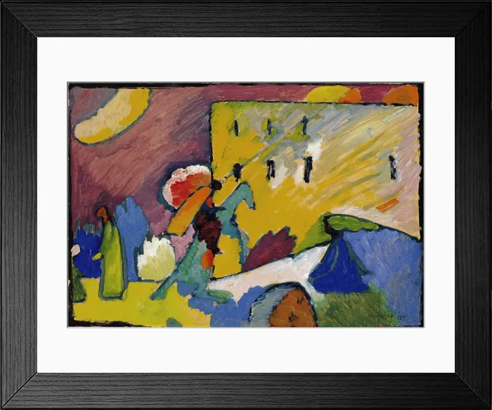 Framed Print : Study for Improvisation 3, 1909. Artist: Kandinsky, Wassily Vasilyevich (1866-1944) Framed Print : Study for Improvisation 3, 1909. Artist: Kandinsky, Wassily Vasilyevich (1866-1944)