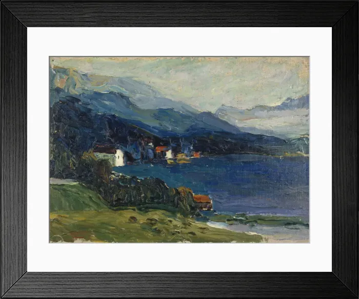 Framed Print : Lake Kochel, c. 1902. Artist: Kandinsky, Wassily Vasilyevich (1866-1944) Framed Print : Lake Kochel, c. 1902. Artist: Kandinsky, Wassily Vasilyevich (1866-1944)