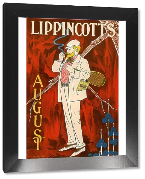 Lippincotts August (Poster), 1895. Artist: Carqueville, William L. (1871-1946)