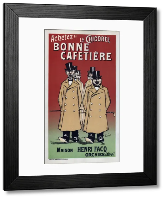 Framed Print : La Chicoree Bonne Cafetiere (Poster), 1899. Artist: Fernel, Fernand (1872-1934) Framed Print : La Chicoree Bonne Cafetiere (Poster), 1899. Artist: Fernel, Fernand (1872-1934)
