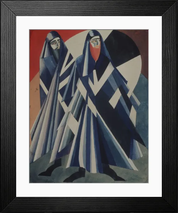 Framed Print : Jews. Costume design for the theatre play Salome by O. Wilde, 1917. Artist: Exter Framed Print : Jews. Costume design for the theatre play Salome by O. Wilde, 1917. Artist: Exter