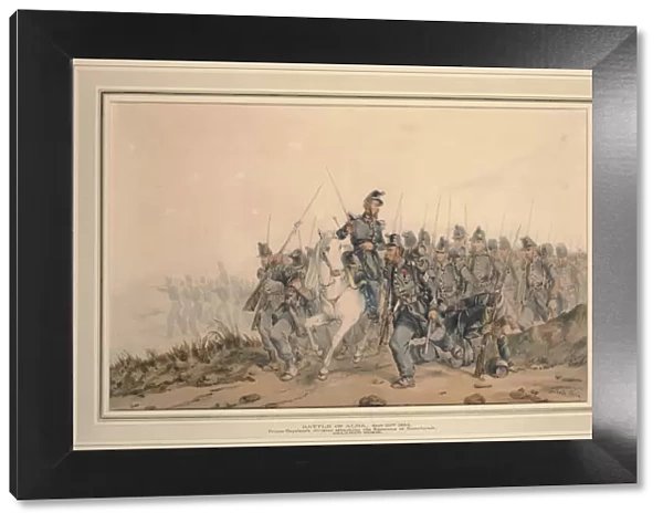 The Battle of the Alma on 20 September 1854, 1854. Artist: Norie, Orlando (1832-1901)