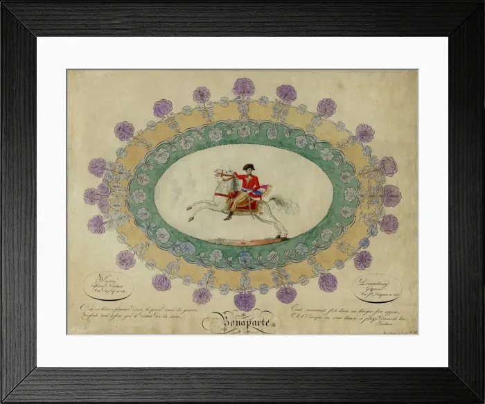 Framed Print : Napoleon Bonaparte, c. 1800. Artist: Dizambourg, J. (active ca. 1800) Framed Print : Napoleon Bonaparte, c. 1800. Artist: Dizambourg, J. (active ca. 1800)