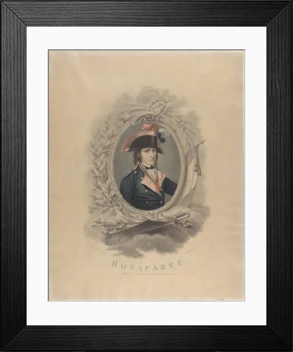 Framed Print : Napoleon I. Bonaparte, 1801. Artist: Ledru, Hilaire (1769-1840) Framed Print : Napoleon I. Bonaparte, 1801. Artist: Ledru, Hilaire (1769-1840)