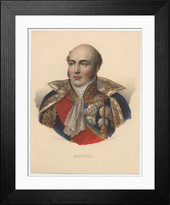Framed Print : Louis-Nicolas Davout (1770-1823), Marshal of France, 1835. Artist: Anonymous Framed Print : Louis-Nicolas Davout (1770-1823), Marshal of France, 1835. Artist: Anonymous