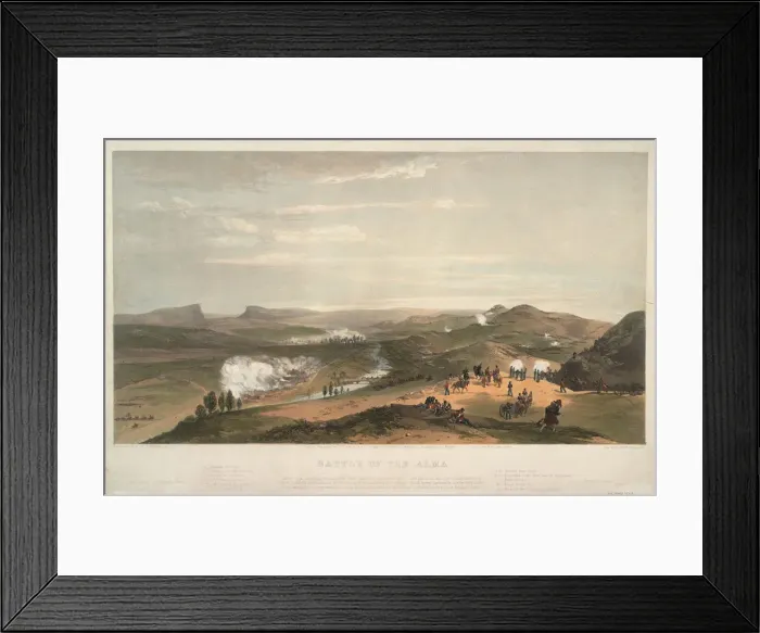 Framed Print : The Battle of the Alma on September 20, 1854, 1854 Framed Print : The Battle of the Alma on September 20, 1854, 1854