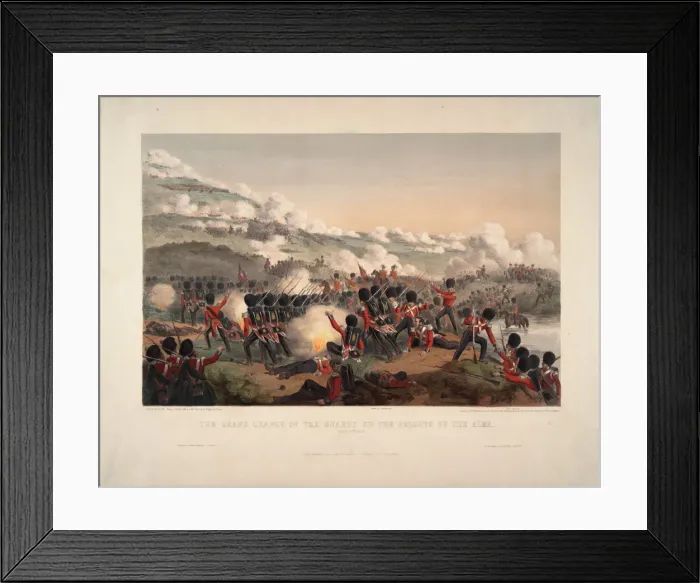 Framed Print : The Battle of the Alma on September 20, 1854, 1854. Artist: Anonymous Framed Print : The Battle of the Alma on September 20, 1854, 1854. Artist: Anonymous