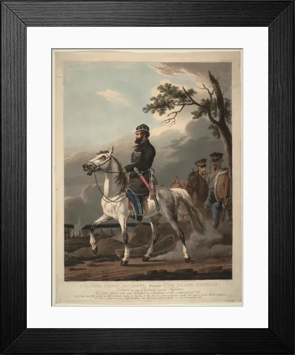 Framed Print : Denis Davydov (1784-1839), 1814. Artist: Orlowski (Orlovsky), Alexander Osipovich Framed Print : Denis Davydov (1784-1839), 1814. Artist: Orlowski (Orlovsky), Alexander Osipovich