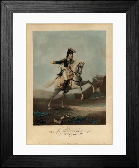 Framed Print : Eugene de Beauharnais (1781-1824), ca 1812. Artist: Anonymous Framed Print : Eugene de Beauharnais (1781-1824), ca 1812. Artist: Anonymous