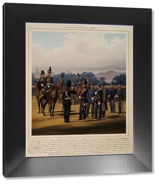 First Light Cavalry Division, 1867. Artist: Piratsky, Karl Karlovich (1813-1889)