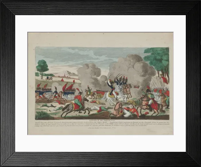 Framed Print : The Battle of Friedland. A Charge of the Russian Leib Guard on 14 June 1807, 1808 Framed Print : The Battle of Friedland. A Charge of the Russian Leib Guard on 14 June 1807, 1808