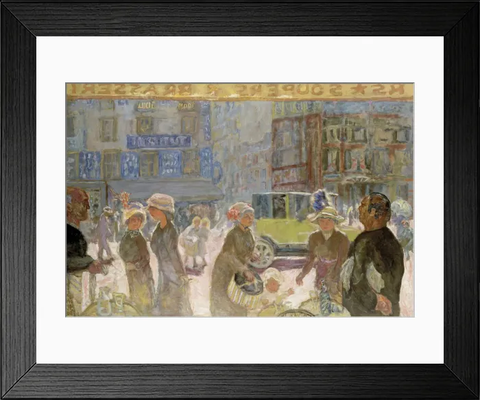 Framed Print : Place Clichy, 1912 Framed Print : Place Clichy, 1912