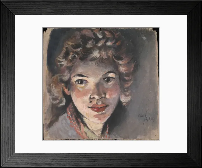 Framed Print : Portrait of the painter Nadezhda Psishcheva (1881-1913) Framed Print : Portrait of the painter Nadezhda Psishcheva (1881-1913)