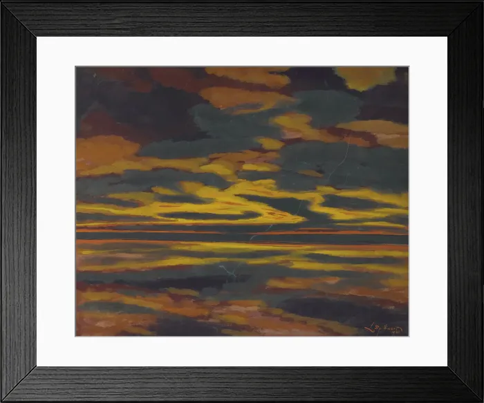 Framed Print : L eclair vert sur la mer, 1921 Framed Print : L eclair vert sur la mer, 1921