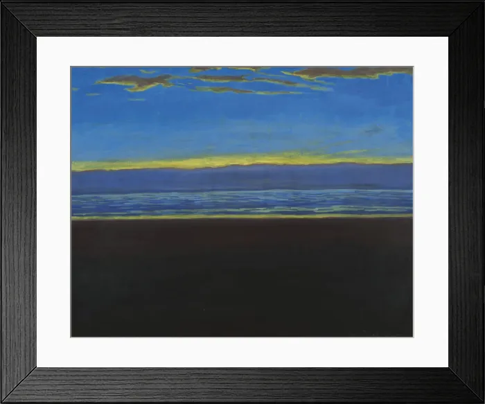 Framed Print : Marine, plage sombre (Seascape, dark beach), 1923