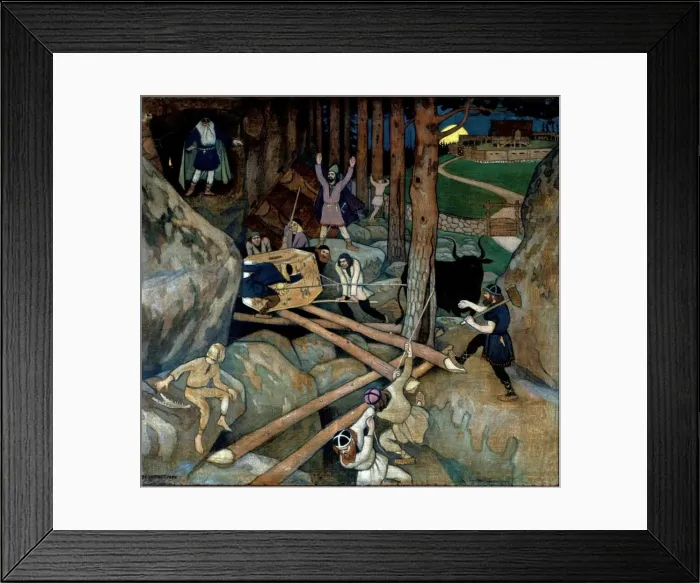 Framed Print : The Abduction of Sampo (Sammon ryosto), 1897 Framed Print : The Abduction of Sampo (Sammon ryosto), 1897