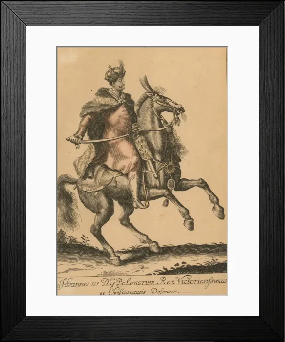 Framed Print : John III Sobieski (1629-1696), King of Poland and Grand Duke of Lithuania, 1683. Artist Framed Print : John III Sobieski (1629-1696), King of Poland and Grand Duke of Lithuania, 1683. Artist