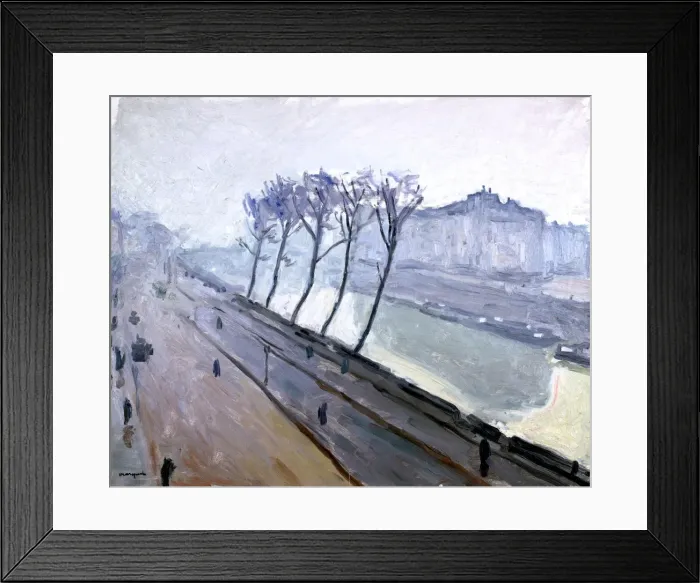 Framed Print : The Seine at Paris, early 20th century. Artist: Albert Marquet Framed Print : The Seine at Paris, early 20th century. Artist: Albert Marquet