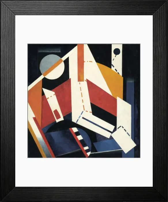 Framed Print : Construction. Artist: Exter, Alexandra Alexandrovna (1882-1949) Framed Print : Construction. Artist: Exter, Alexandra Alexandrovna (1882-1949)