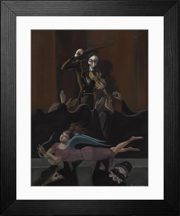 Framed Print : Paganini. Design for the ballet Paganini by Sergei Rachmaninoff. Artist: Sudeykin Framed Print : Paganini. Design for the ballet Paganini by Sergei Rachmaninoff. Artist: Sudeykin