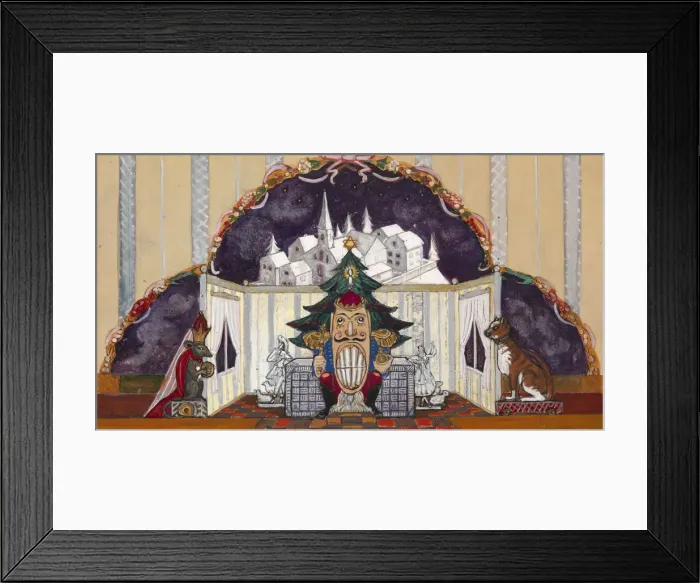Framed Print : Stage design for the ballet The Nutcracker by P. Tchaykovsky. Artist: Sudeykin, Sergei Yurievich Framed Print : Stage design for the ballet The Nutcracker by P. Tchaykovsky. Artist: Sudeykin, Sergei Yurievich