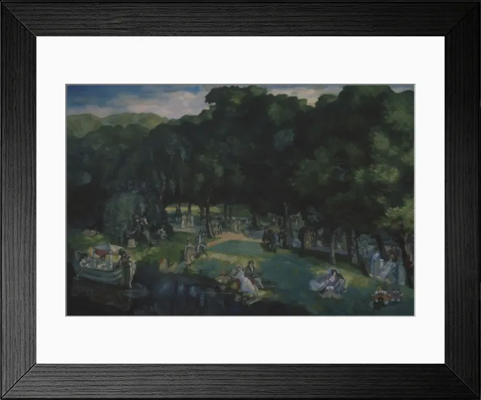Framed Print : The Rest in the Michael Park. Artist: Sudeykin, Sergei Yurievich (1882-1946) Framed Print : The Rest in the Michael Park. Artist: Sudeykin, Sergei Yurievich (1882-1946)