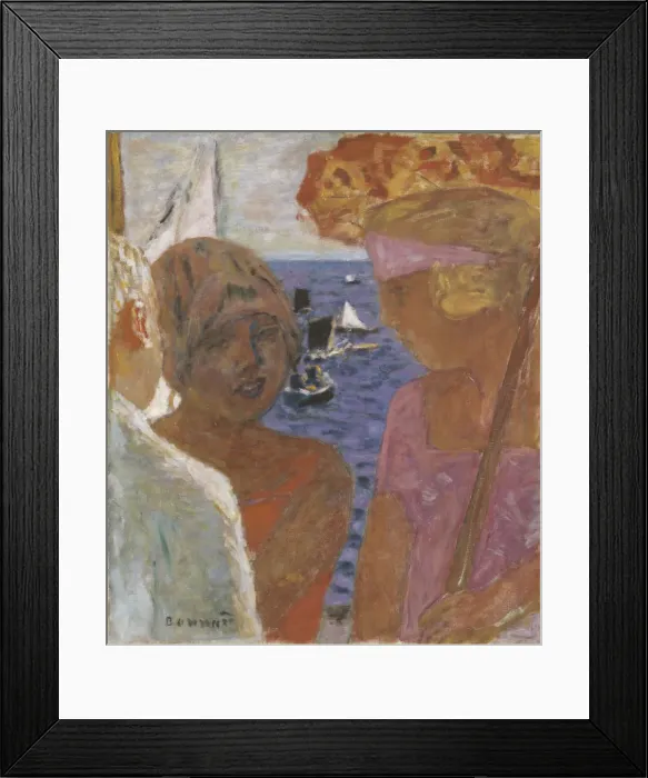 Framed Print : The Conversation in Arcachon. Artist: Bonnard, Pierre (1867-1947) Framed Print : The Conversation in Arcachon. Artist: Bonnard, Pierre (1867-1947)