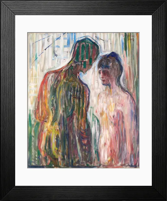 Framed Print : Cupid and Psyche. Artist: Munch, Edvard (1863-1944) Framed Print : Cupid and Psyche. Artist: Munch, Edvard (1863-1944)