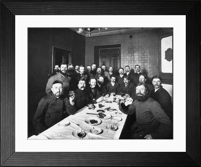 Framed Print : A group of deputies of the Second Duma, 1907. Artist: Anonymous Framed Print : A group of deputies of the Second Duma, 1907. Artist: Anonymous