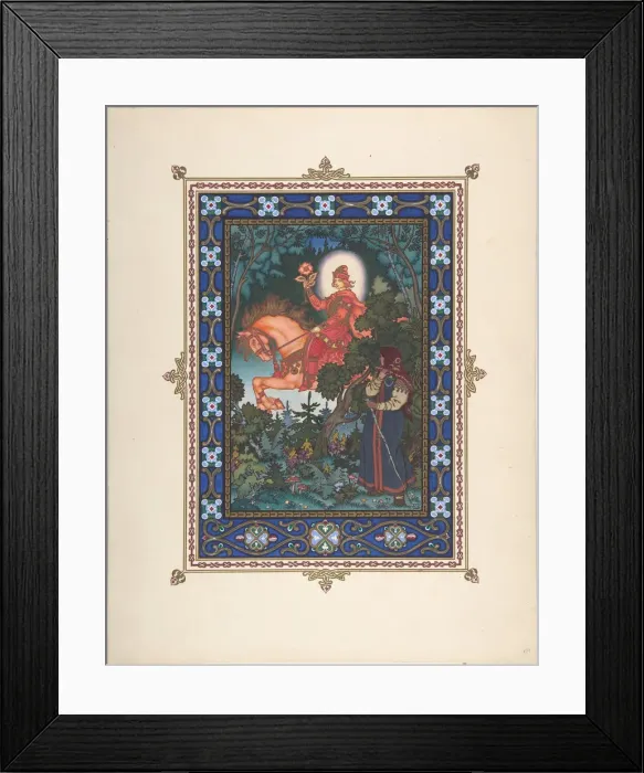 Framed Print : Illustration for the Fairy tale Vasilisa the Beautiful, c. 1925. Artist: Zvorykin Framed Print : Illustration for the Fairy tale Vasilisa the Beautiful, c. 1925. Artist: Zvorykin