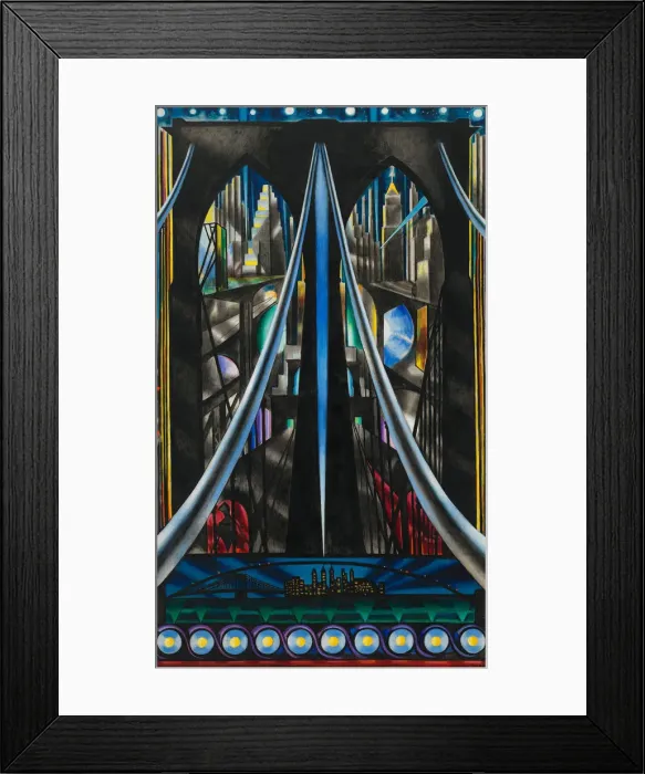 Framed Print : The Brooklyn Bridge: Variation on an Old Theme, 1939 Framed Print : The Brooklyn Bridge: Variation on an Old Theme, 1939