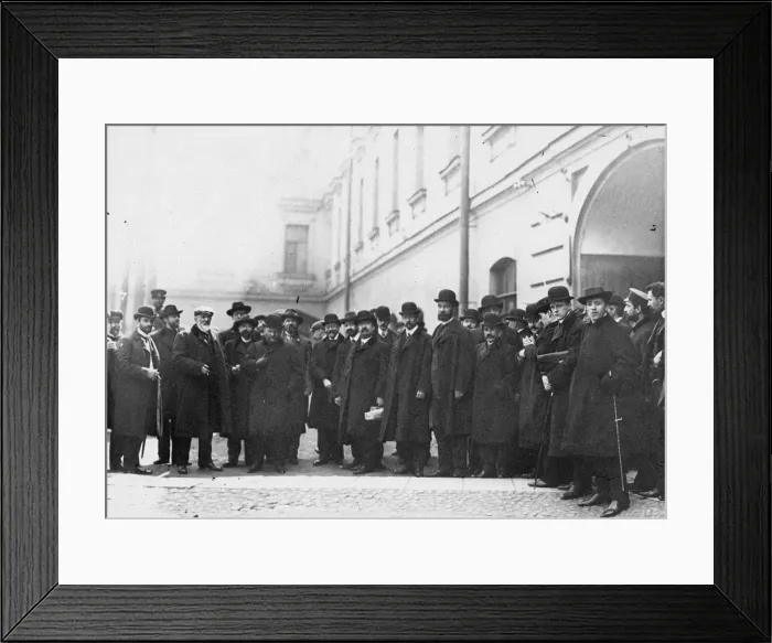Framed Print : Deputies of the first Duma signed the Vyborg appeal before prison, 1906 Framed Print : Deputies of the first Duma signed the Vyborg appeal before prison, 1906