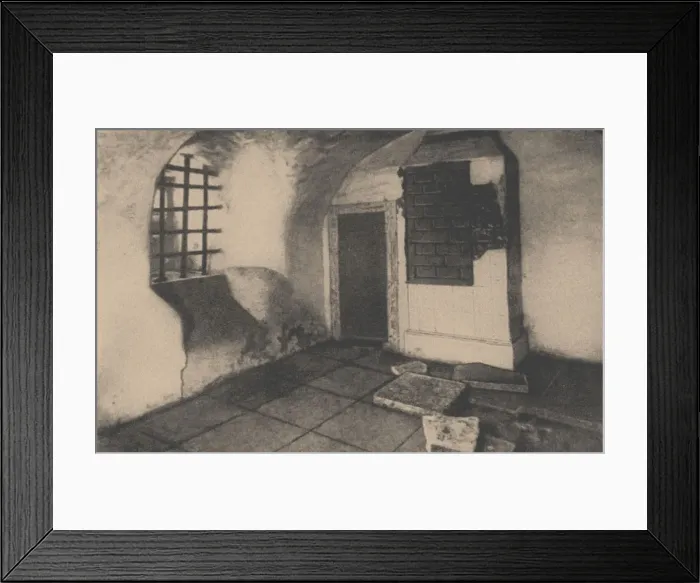 Framed Print : The prison cell in the Shlisselburg fortress. Artist: Anonymous Framed Print : The prison cell in the Shlisselburg fortress. Artist: Anonymous