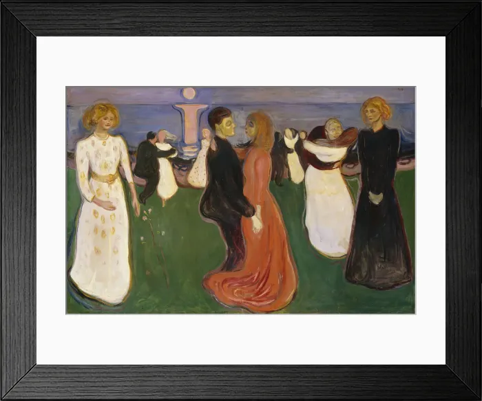 Framed Print : Dance of Life. Artist: Munch, Edvard (1863-1944) Framed Print : Dance of Life. Artist: Munch, Edvard (1863-1944)