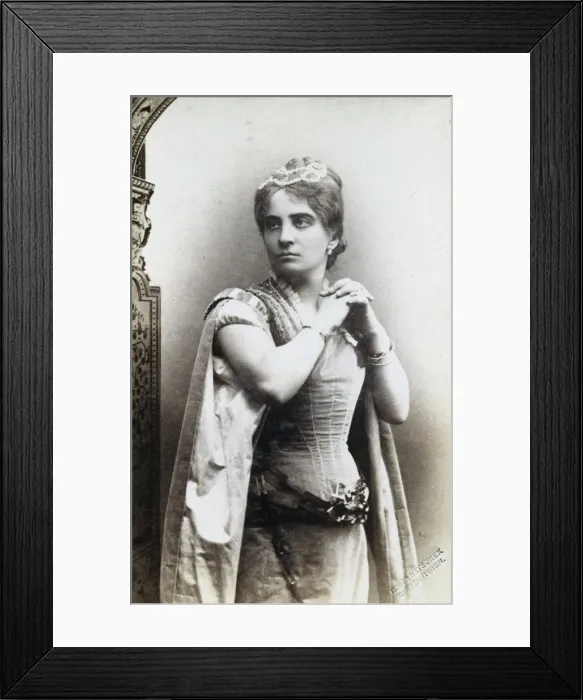 Framed Print : Romilda Pantaleoni in La Gioconda by Amilcare Ponchielli. Artist: Hatschek, Isidor Framed Print : Romilda Pantaleoni in La Gioconda by Amilcare Ponchielli. Artist: Hatschek, Isidor