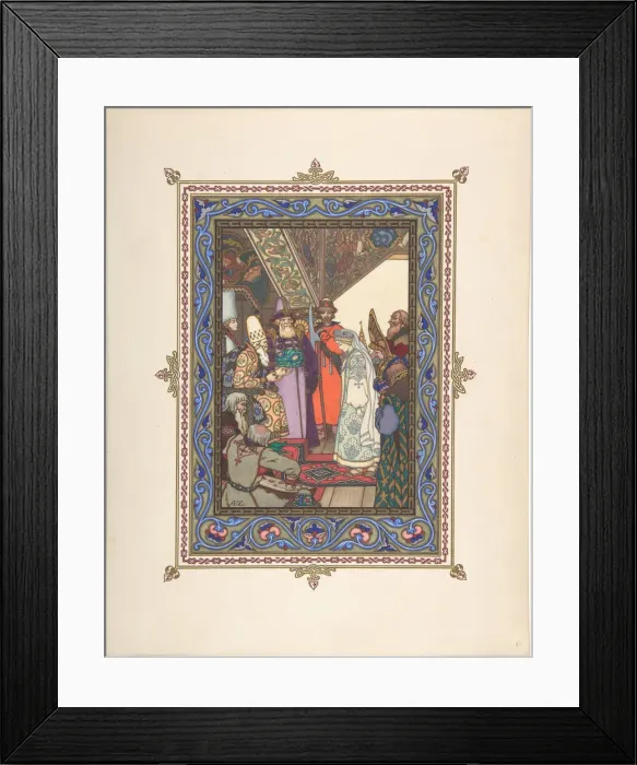 Framed Print : Illustration for the Fairy tale Snegurochka, c. 1925. Artist: Zvorykin, Boris Vasilievich Framed Print : Illustration for the Fairy tale Snegurochka, c. 1925. Artist: Zvorykin, Boris Vasilievich