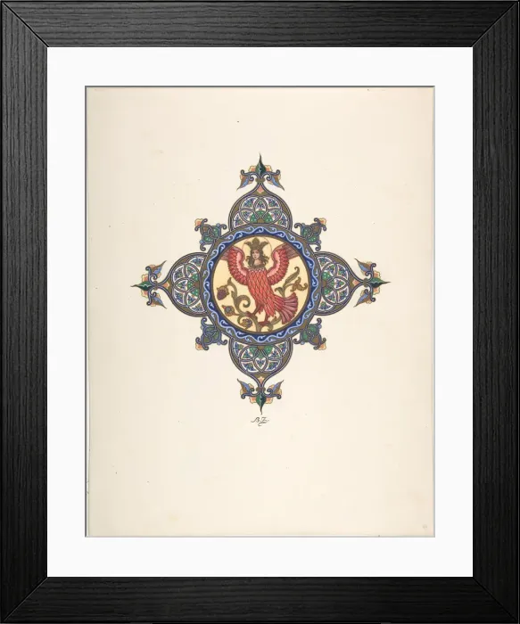 Framed Print : Firebird as Tsarevna, c. 1925. Artist: Zvorykin, Boris Vasilievich (1872-after 1935) Framed Print : Firebird as Tsarevna, c. 1925. Artist: Zvorykin, Boris Vasilievich (1872-after 1935)