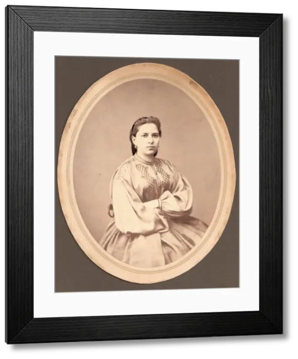 Framed Print : Portrait of Maria Mikhaylovna Dostoevskaya (1844-1888). Artist: Anonymous Framed Print : Portrait of Maria Mikhaylovna Dostoevskaya (1844-1888). Artist: Anonymous