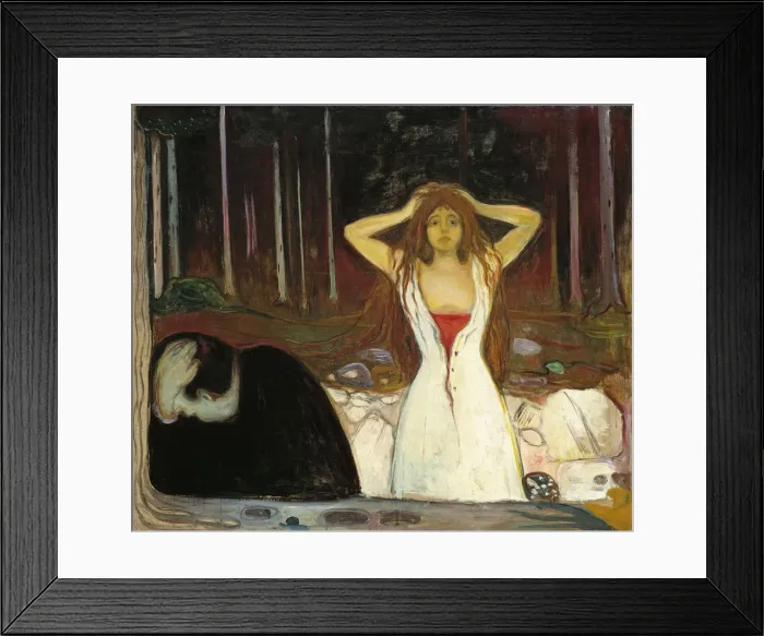 Framed Print : Ashes. Artist: Munch, Edvard (1863-1944) Framed Print : Ashes. Artist: Munch, Edvard (1863-1944)