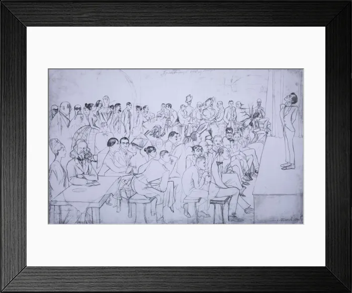 Framed Print : The comedians rest home, 1916. Artist: Polyakov, Sergei Alexandrovich (1874-1948) Framed Print : The comedians rest home, 1916. Artist: Polyakov, Sergei Alexandrovich (1874-1948)
