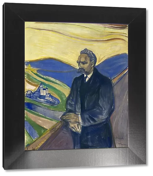Friederich Nietzsche. Artist: Munch, Edvard (1863-1944)