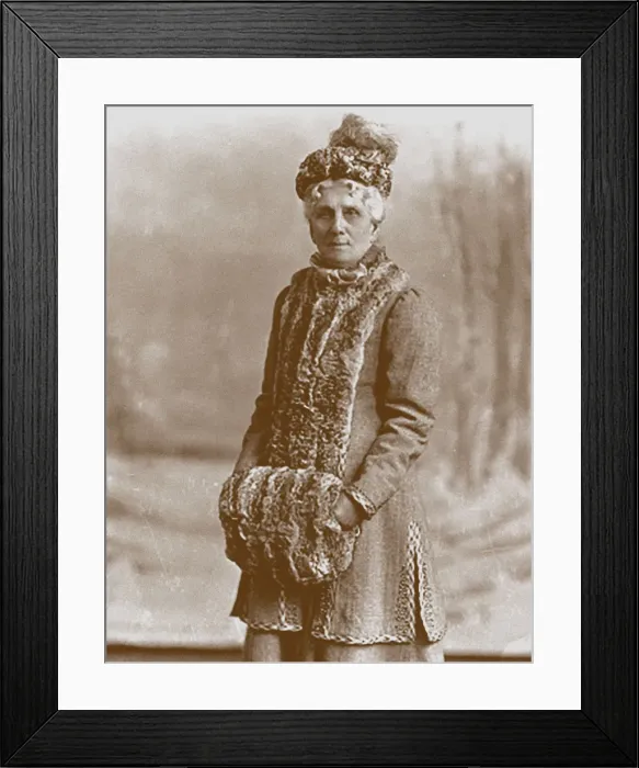 Framed Print : Anna Harriette Leonowens (1831-1915), 1900s. Artist: Anonymous Framed Print : Anna Harriette Leonowens (1831-1915), 1900s. Artist: Anonymous