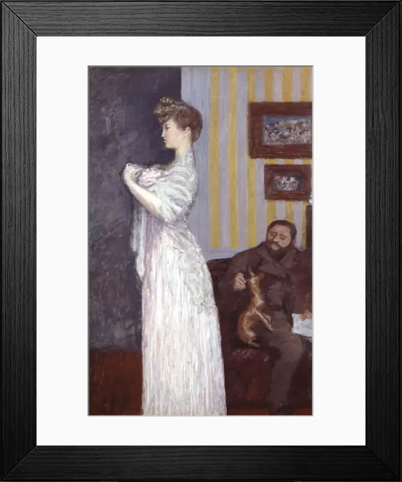 Framed Print : Thadee Natanson and Misia. Artist: Bonnard, Pierre (1867-1947) Framed Print : Thadee Natanson and Misia. Artist: Bonnard, Pierre (1867-1947)
