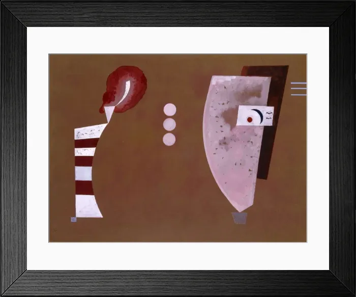 Framed Print : Mitten Kreise. Artist: Kandinsky, Wassily Vasilyevich (1866-1944) Framed Print : Mitten Kreise. Artist: Kandinsky, Wassily Vasilyevich (1866-1944)